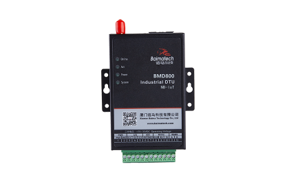 BMD800 NB-IoT 无线数传DTU，基于NB-IoT网络给予窄带无线通信与低速率数据传输。NB-IoT物联网终端，具有连接量大，覆盖面广，穿透性好，功耗低、成本低等强大优势。